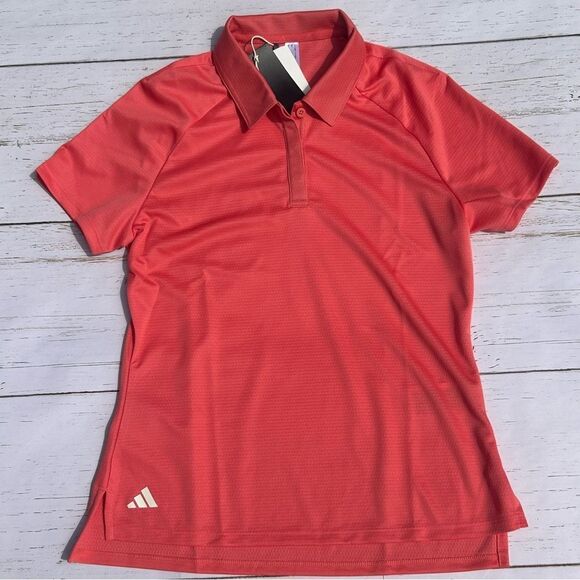 Adidas Ultimate365 HEAT.RDY Women’s Golf Polo Scarlet Red Size Small IN2557 - Picture 1 of 9